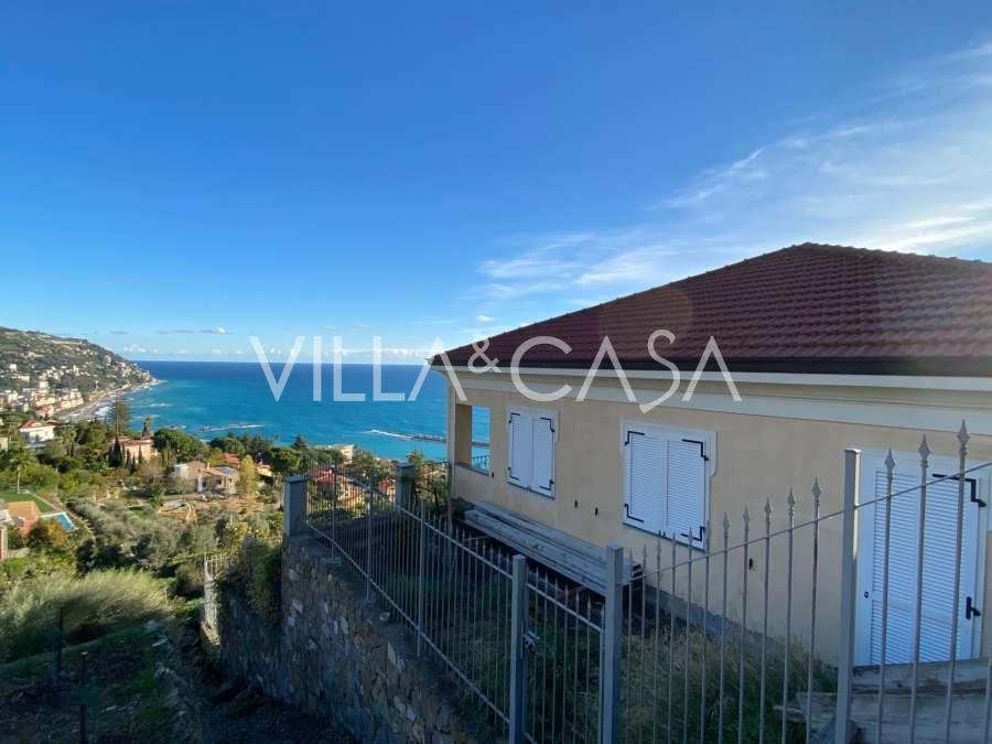 Nueva casa con vista al mar en Ospedaletti.