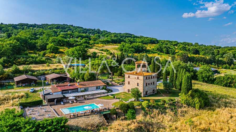 Un pequeño castillo de la época medieval en Terni.