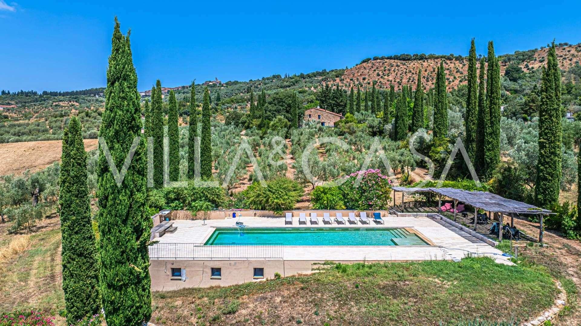 Villa con herencia romana en Toscana en venta