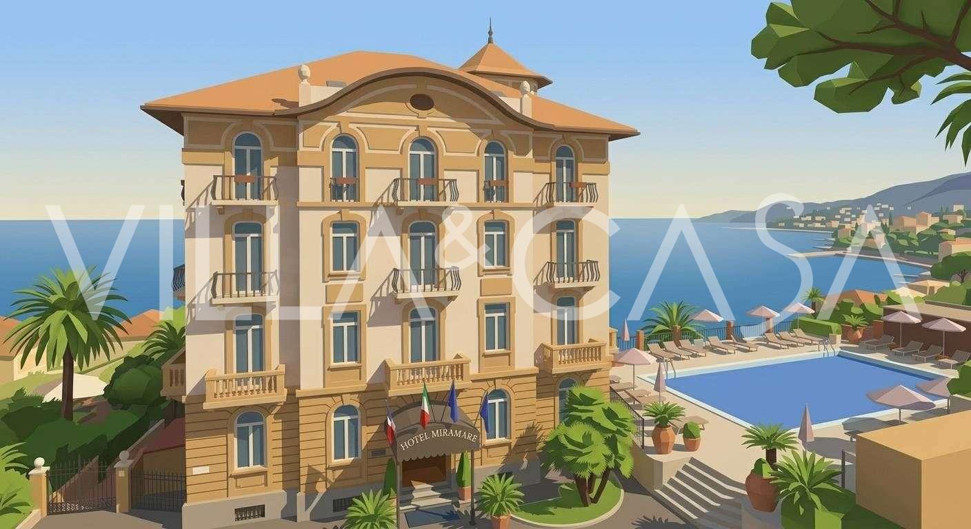 Hotel de prestigio en primera línea en Forte dei Marmi en venta