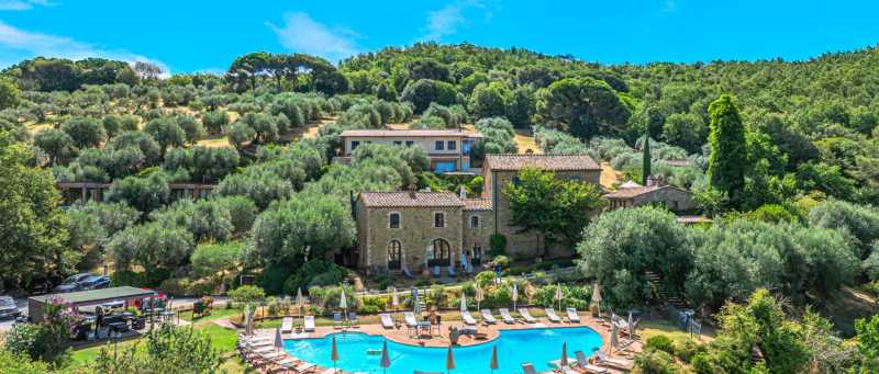 Agroturismo de lujo junto al lago Trasimeno en Umbría