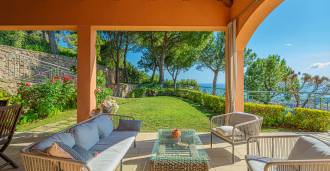 Villa con vista al mar en Bordighera