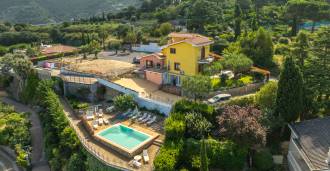 Casa en Bordighera con vistas panorámicas a Mónaco.