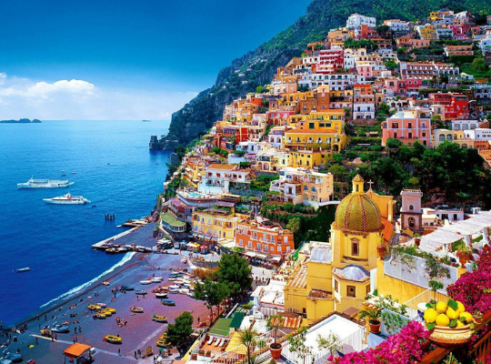 ¡La costa de Amalfi en Italia es hermosa! 2021