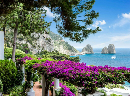 Isla de los sueños italianos de capri
