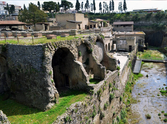 Ciudades italianas bajo volcanes