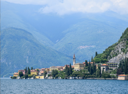 Hermosos lagos en Italia