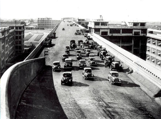 Pista de pruebas de Fiat en Turín, Italia